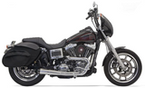 Bassani Road Rage Exhaust System for 1991-17 Harley Dyna models - Chrome - 1D5250
