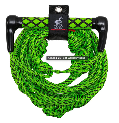 AirHead Wakesurfing Rope - 25ft - Green - AHWS-R03