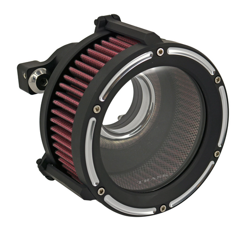 Trask Assault Charge High-Flow Air Cleaner for 2008-17 Harley Twin Cam EFI Throttle-by-Wire models - Reverse Cut - TM-1020RC