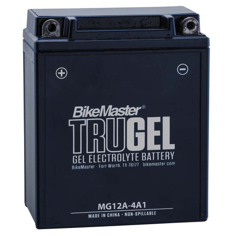 BikeMaster TruGel Battery - 12 Volt - MG12A-4A1