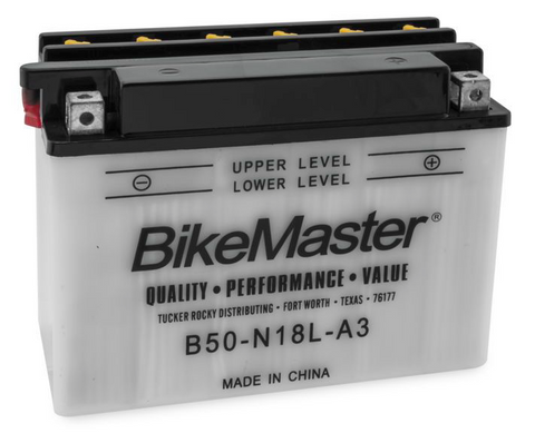 Bike Master Performance Conventional Battery - 12 Volts - B50-N18L-A3