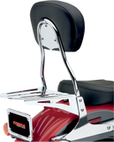 Cobra USA Round Sissy Bar with Pad for Harley Sportster Models - Chrome - 602-1253
