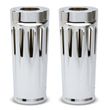 Arlen Ness 20-027 Chrome Deep Cut Fork Boots for 2014-19 Harley FLH models
