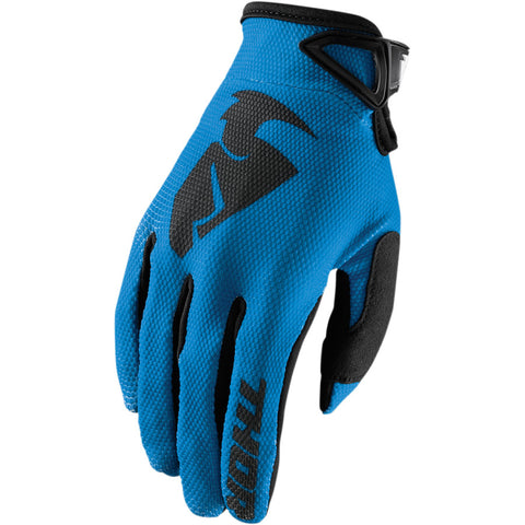 Thor Sector Youth Gloves - Blue - Large