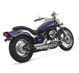 Vance & Hines Shortshots Exhaust System for 2004-05 Yamaha XVS650 V-Star - Chrome - 18519