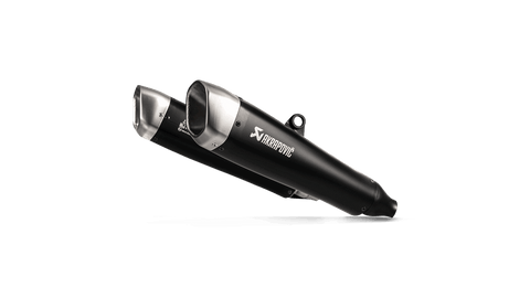 Akrapovic Titanium Slip-On Mufflers for 2017-20 Triumph Thruxton 1200 - S-T12SO2-HCQTBL