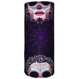 ZANheadgear Motley Tube Sportflex Neck Warmer - Sugar Skull