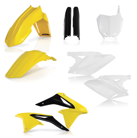 Acerbis Full Replacement Plastics Kit for 2010-18 Suzuki RM-Z250 - Original 18 - 2198035909