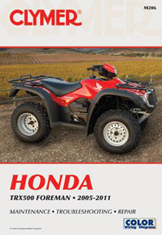 Clymer M206 Service & Repair Manual for 2005-11 Honda TRX500 Foreman