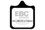 EBC EPFA197HH Front Road Race Brake Pads For Kawasaki EX300R Ninja