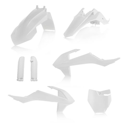 Acerbis Full Plastic Kit for 2019-21 KTM 65 SX - White - 2791526811