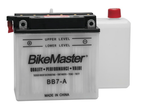 Bike Master Performance Conventional Battery - 12 Volts - BB7-A
