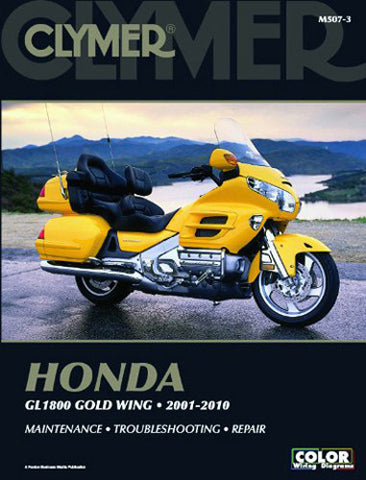 Clymer M507-3 Service & Repair Manual for 2001-10 Honda GL1800 Gold Wing