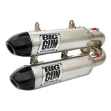 Big Gun EXO Stainless Dual Slip-On Mufflers for 2015-22 Polaris RZR/RZR4 1000 XP models - 14-7962