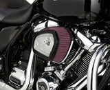 Arlen Ness Stage I Big Sucker Air Cleaner Kit for 2017-22 Harley M8 models - Natural/Use OEM Cover - 18-457