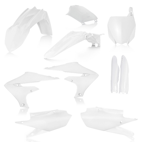 Acerbis Full Replacement Plastics Kit for 2018-21 Yamaha YZ models - White - 2736350002