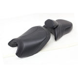 Saddlemen Adventure Tour 2-Up Seat with Lumbar Support for 2013-20 BMW R1200GS/R1250GS - Black/Contrast Stitched - 0810-BM33R