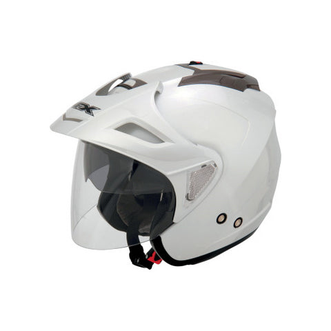 AFX FX-50 Open-Face Helmet with Face Shield - Pearl White - XX-Large