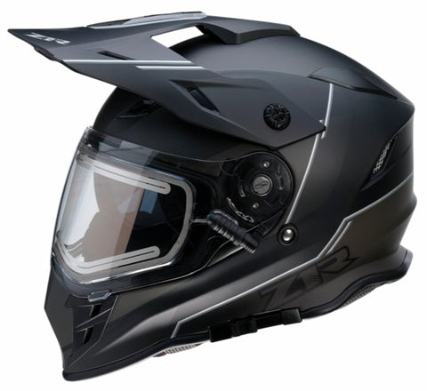 Z1R Range Bladestorm Snow Electric Helmet - Black/White - XX-Large