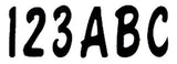Hardline 200 Series Alphanumeric Vehicle ID Kit - Solid Black - BLK200EC