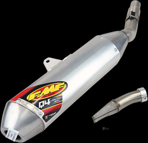 FMF Racing 041516 Q4 Slip-On Hex Muffler with SA for 2005-17 Honda CRF450X