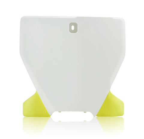 Acerbis Number Plate for 2019-21 Husqvarna models - White/Yellow - 2726571070