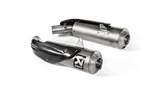 Akrapovic Titanium Slip-On Muffler for 2018-20 Ducati Scrambler 1100 - S-D11SO4-HBFGT