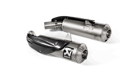 Akrapovic Titanium Slip-On Muffler for 2018-20 Ducati Scrambler 1100 - S-D11SO4-HBFGT