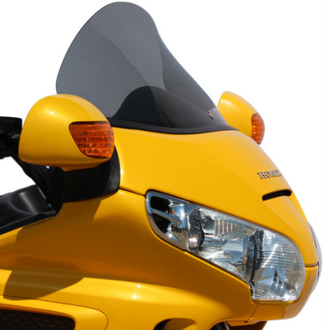 Klock Werks Flare Windshield for 2001-17 Honda GL1800 models - 14-18 inch - Dark Smoke (NO VENT)