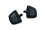 Kuryakyn Premium Mini Boards with Male Mount Adapters - Gloss Black - 7578