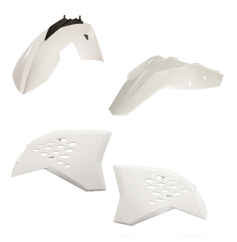Acerbis Standard Replacment Plastics Kit for 2007-10 KTM SX models - White - 2082030002