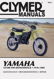 Clymer M413 Service & Repair Manual for Yamaha YZ100-490 Monoshock