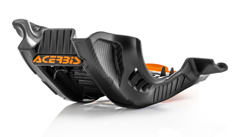 Acerbis Offroad Skid Plate for 2019-21 KTM 250/350 SX-F - Black/16 Orange - 2736375229