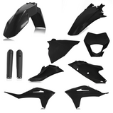Acerbis Full Replacement Plastics Kit for 2021-22 Gas-Gas EC250/EC250F/EC300/EC300F - Black - 2872810001