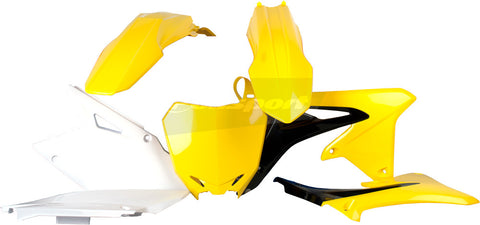 Polisport MX Complete Replica Plastics Kit for 2008-17 Suzuki RM-Z450 - OE Yellow/Black/White - 90209