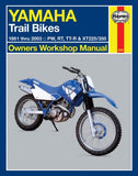 Haynes Service Manual for 1981-03 Yamaha PW / RT / TT-R / XT225 / 350 - M2350