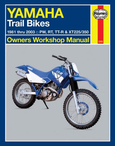 Haynes Service Manual for 1981-03 Yamaha PW / RT / TT-R / XT225 / 350 - M2350