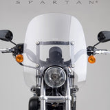 National Cycle Spartan Quick Release Windshield for Harley - Clear - N21302