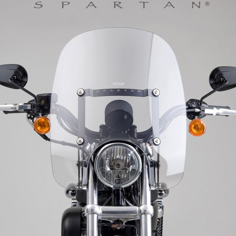 National Cycle Spartan Quick Release Windshield for Harley - Clear - N21302