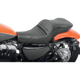 Saddlemen Explorer 2-Up Seat for 2004-20 Harley Sportster models - Black/Stitched - 807-11-029