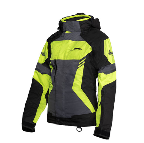 Katahdin Gear Dagger Jacket for Women - Black/Grey/Hi-Viz-Yellow - X-Large