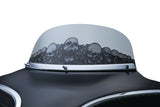 Kuryakyn 1310 - Smooth Windshield Trim for Harley-Davidson - Chrome