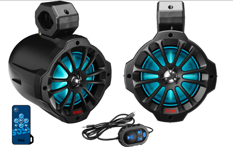 Boss Audio 6.5 inch Amplified Bluetooth RGB Roll Cage Speaker Pods - B62RGB