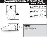 Zero Gravity Double Bubble Windscreen for 2015-18 Yamaha YZF-R3/R25 - Light Smoke - 16-553-02
