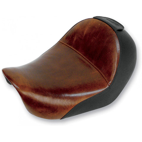 Saddlemen Renegade Solo Seat for 2006-17 Harley Dyna models - Brown/Smooth - 806-04-0041B