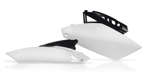 Acerbis Side Panels for 2010-13 Yamaha YZ250F - White/Black - 2171801035