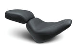 Mustang Wide Tripper Passenger Seat for 2018-20 Harley Softail Street Bob - Smooth/Black - 75163