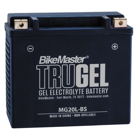 BikeMaster TruGel Battery - 12 Volt - MG20L-BS