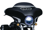 Kuryakyn 2631 Tri-Line Windshield Trim for 2014-18 Harley Electra / Street / Tri Glides  - Chome