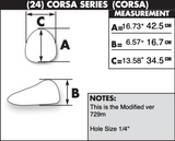 Zero Gravity Corsa Windscreen for 2007-13 Ducati 848 / 1098 / 1098S / 1198S - Clear - 24-729-01